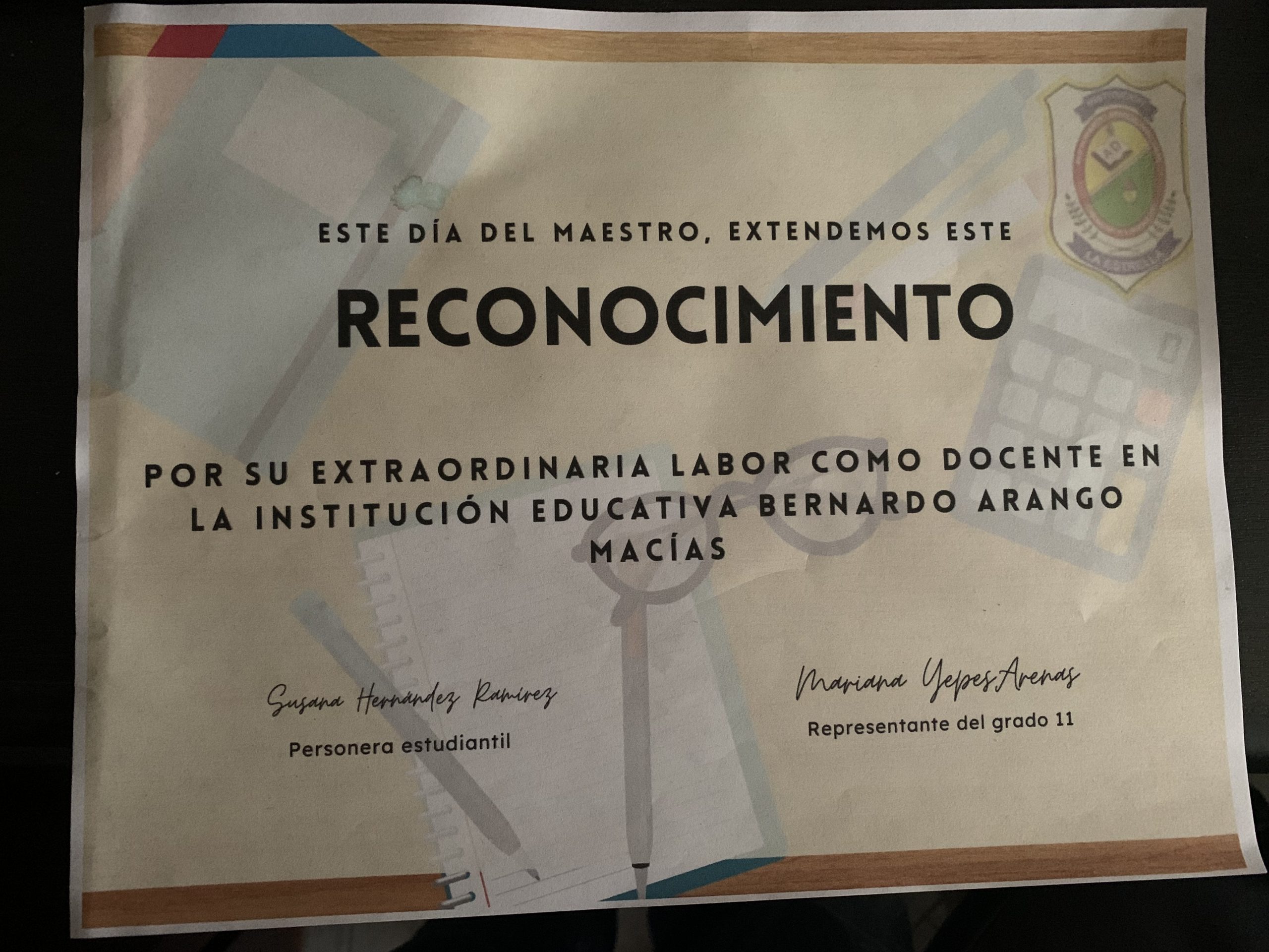 Homenaje al Día del Maestro